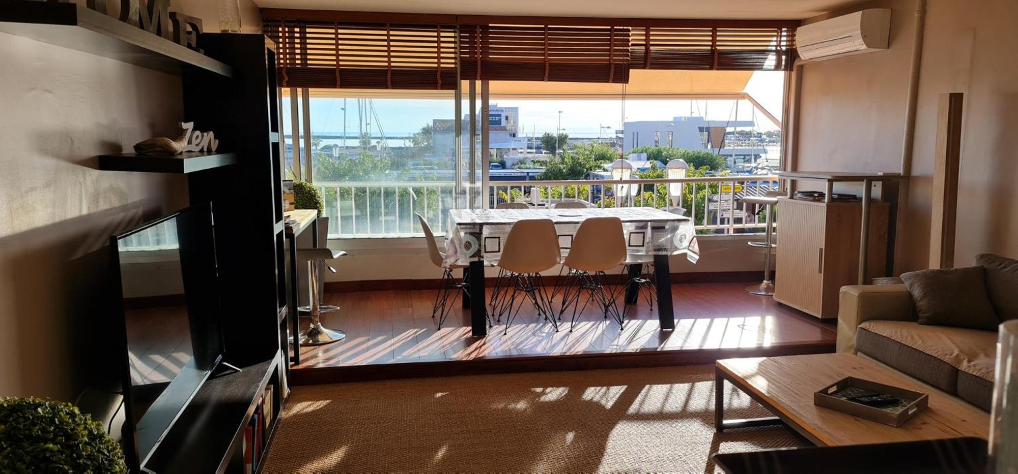 Residence De Standing La Pecherie Spacieux T3 Comme Un Cocon Familial Vue Mer Et Sur L'Avant Port Sur Le Bout Du Bout De Cap D'Agde Seule Cap En Occitanie 外观 照片